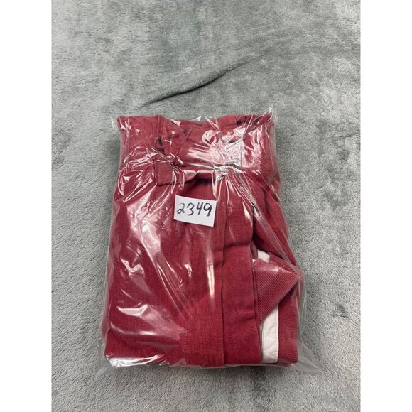 American Eagle Outfitters Mens XL Red Polo Shirt Casual Embroidered Number 8 - Picture 8 of 8